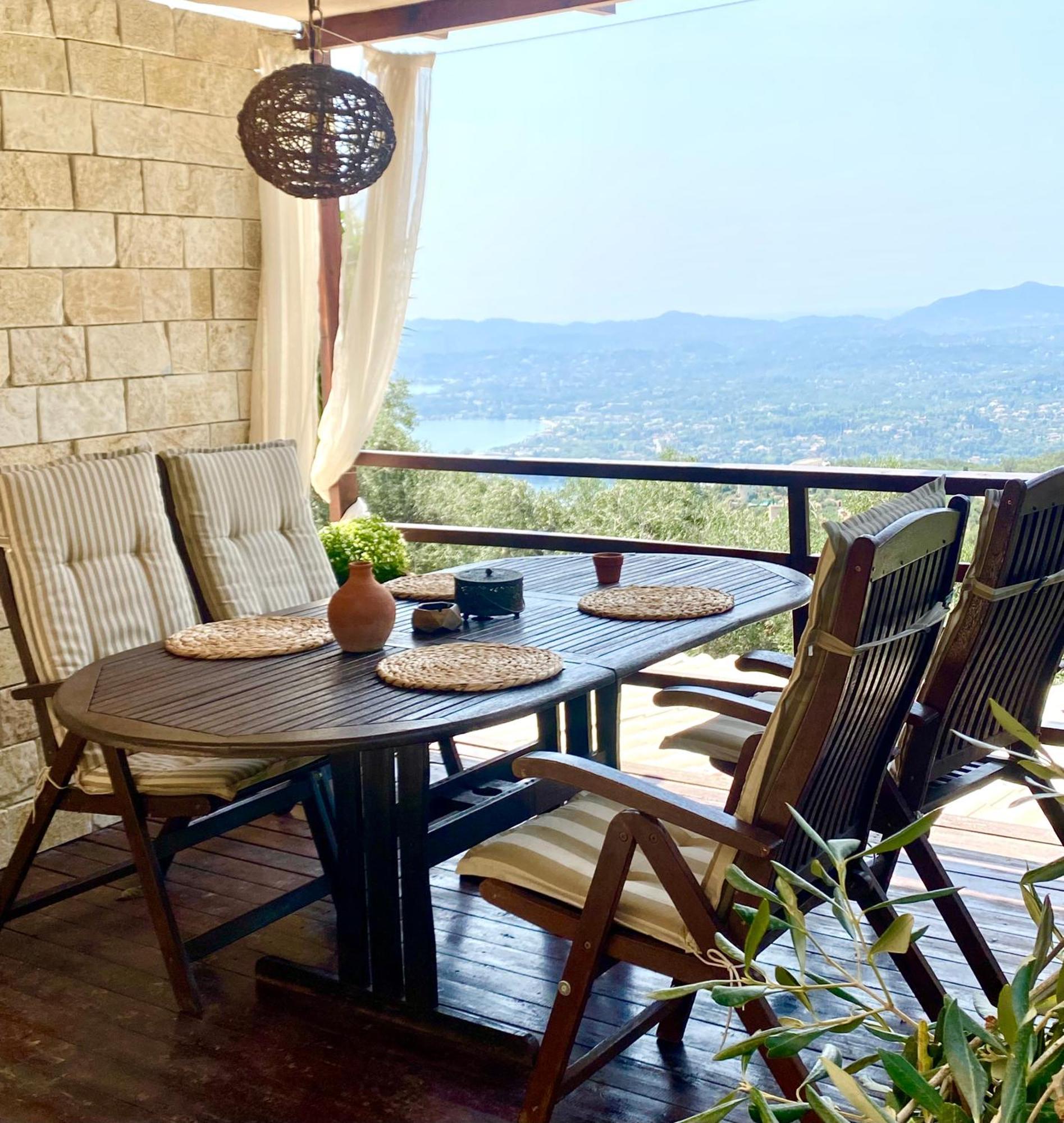 Lorantina Sea View Holiday House In Corfu - Near Barbati Beach Spartylas Екстер'єр фото