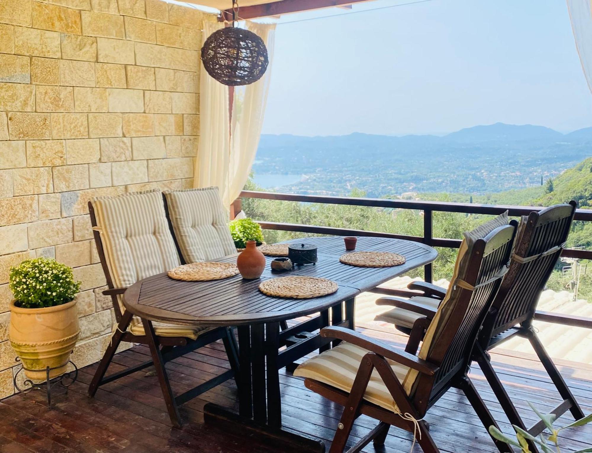 Lorantina Sea View Holiday House In Corfu - Near Barbati Beach Spartylas Екстер'єр фото
