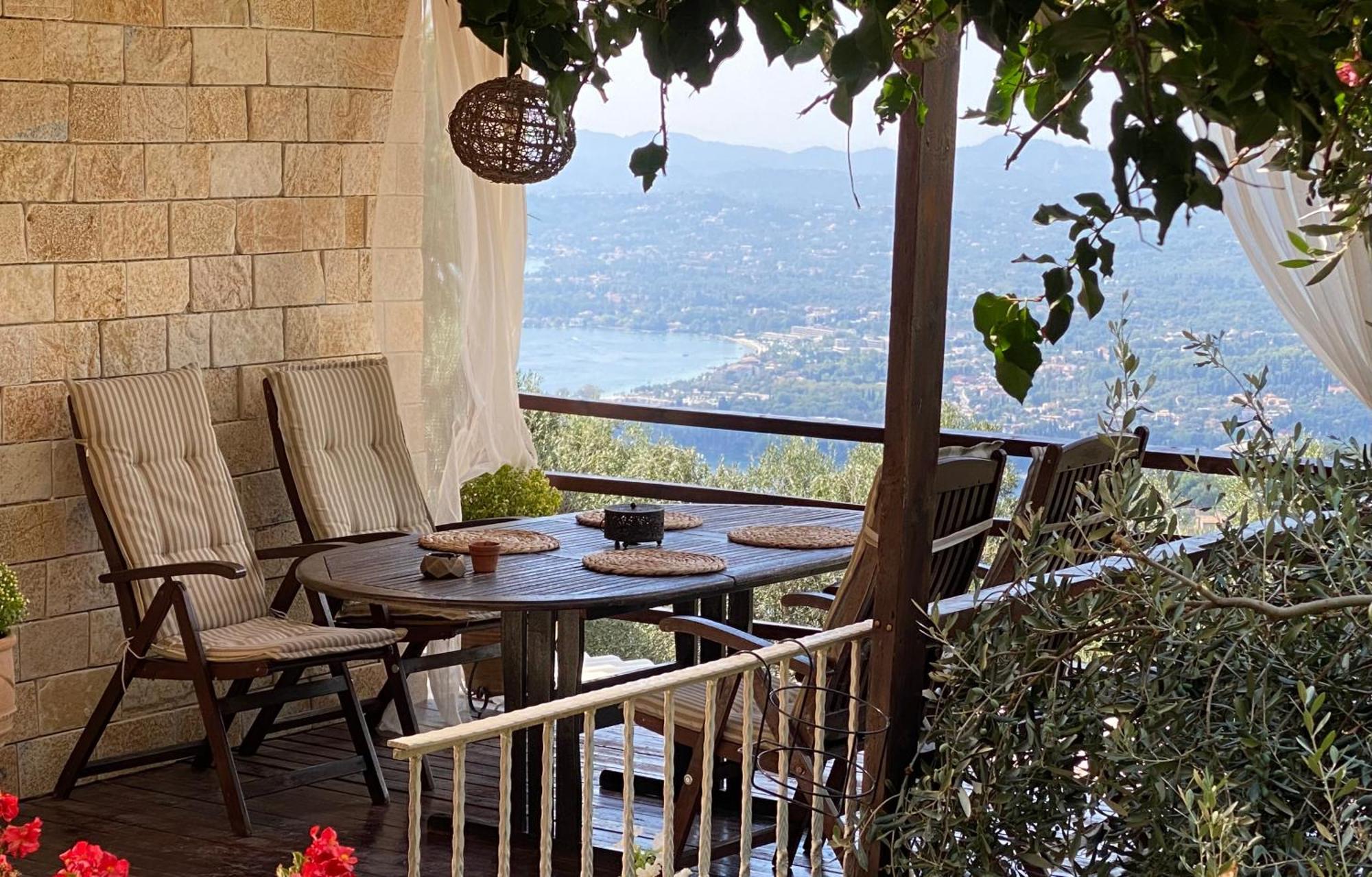 Lorantina Sea View Holiday House In Corfu - Near Barbati Beach Spartylas Екстер'єр фото