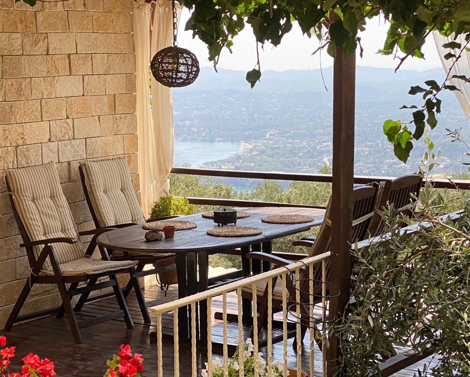 Lorantina Sea View Holiday House In Corfu - Near Barbati Beach Spartylas Екстер'єр фото