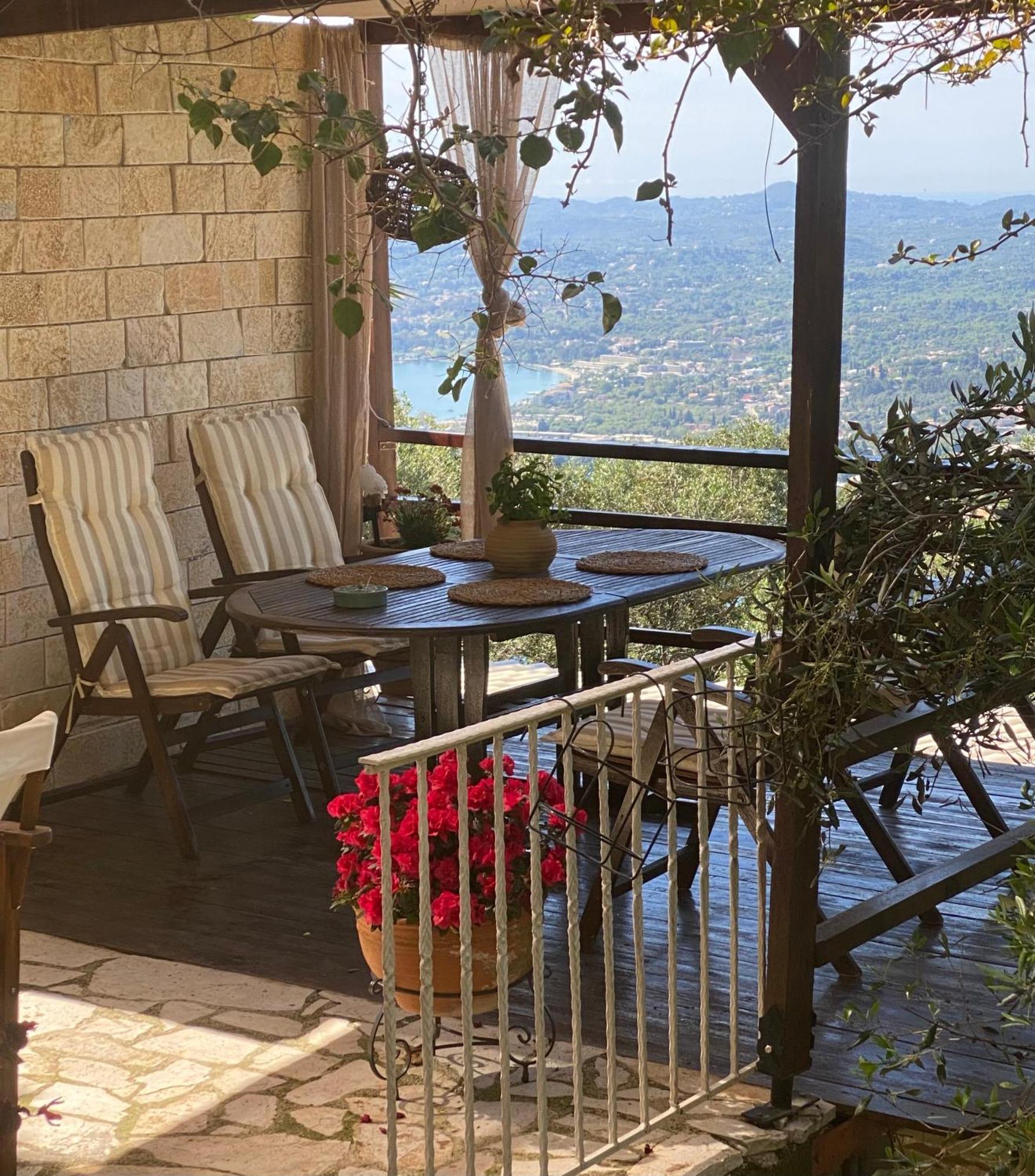 Lorantina Sea View Holiday House In Corfu - Near Barbati Beach Spartylas Екстер'єр фото
